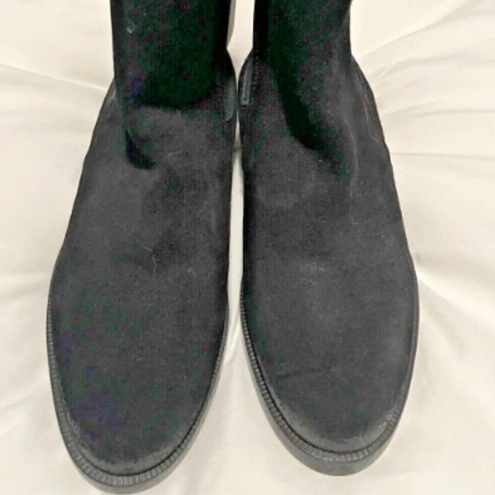 Emanuele Crasto Chelsea Black Italian Leather Distressed Boots NWT